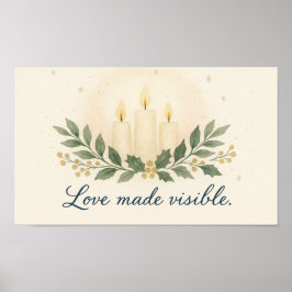 Love Made Visible — Christmas Poster ポスター