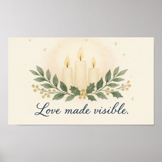 Love Made Visible — Christmas Poster ポスター (正面)