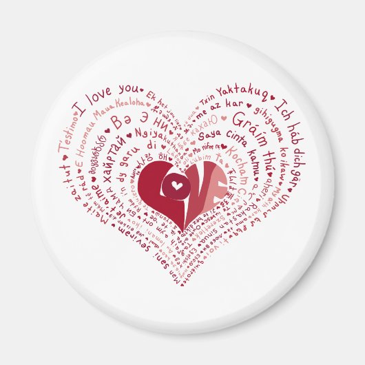 Love Magnetの多言語版 マグネット (正面)