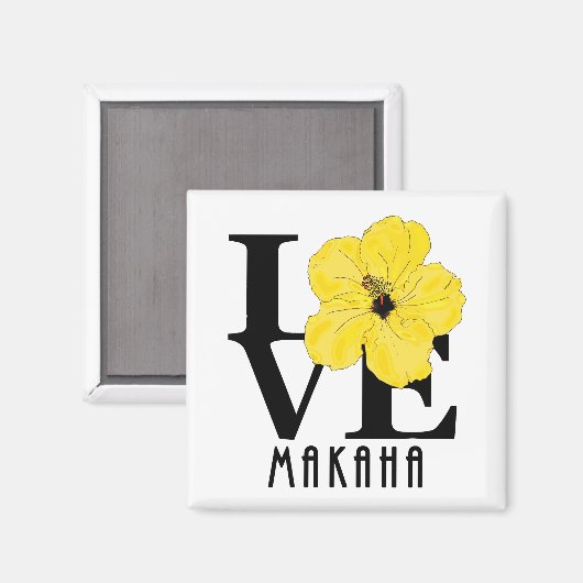 LOVE Makaha Hawaii マグネット (正面/裏面)
