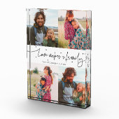Love Makes a Family Modern Script フォトブロック (右)