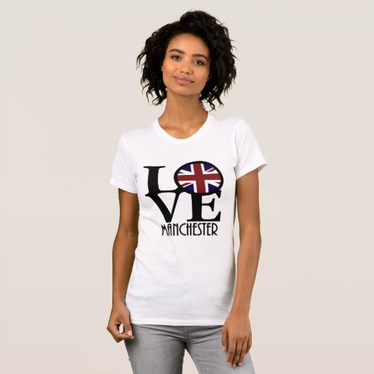 LOVE Manchester England Tシャツ (正面フル)