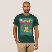 Love Mankind Be Kind Tee – ポジティブなメッセージ  Tシャツ (正面フル)