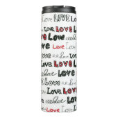 Love Markerテクスチャシームレスな背景 タンブラー (裏面)