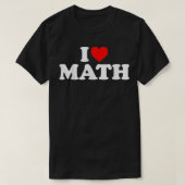 Love Math Heart Tシャツ (デザイン正面)