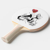 Love Meハート（犬） 卓球ラケット (正面アングル)