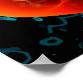 Love Me Brago-Mitchell Fractal 素晴らし Art ポスター (角)