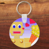 Love Me, I'm a Bot キーホルダー (正面)