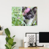 Love Me Kitten Poster ポスター (ホームオフィス)