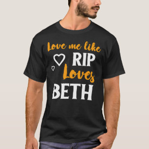 Love Me Like Rip LovesベスイエローストーンクラシックT- Tシャツ