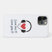 LOVE ME LOVE YOU Case-Mate iPhoneケース (裏面(横))