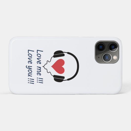LOVE ME LOVE YOU Case-Mate iPhoneケース (裏面(横))