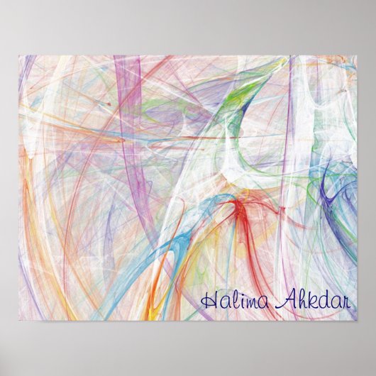 Love Me Peace Poster, Halima Ahkdar Studios ポスター (正面)