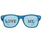 LOVE ME retro Shades / Fun Party Sunglasses レトロサングラス (正面)