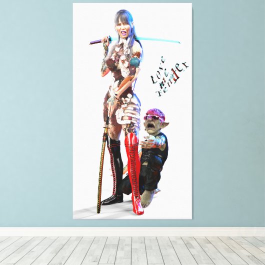 LOVE ME TENDER キャンバスプリント (インサイチュ (ウッドフロア))