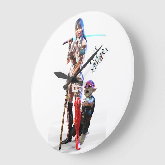 LOVE ME TENDER ラージ壁時計 (傾斜)