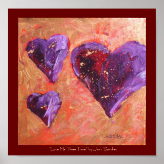 Love Me Three Timesポスター ポスター