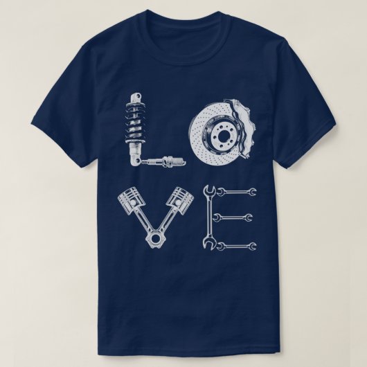 Love Mechanic Im A Mechanic  Tシャツ (デザイン正面)