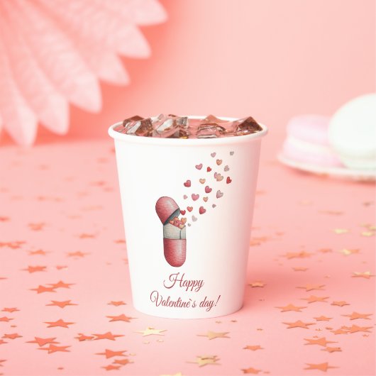 Love Medicine Valentine's Day Design 紙コップ (インサイチュ)