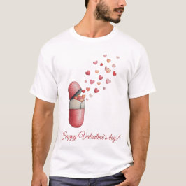 Love Medicine Valentine's Day Design Tシャツ