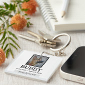 Love Memorial Funeral Pet Loss In Our Hearts Forev キーホルダー (正面右)