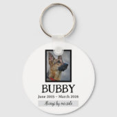 Love Memorial Funeral Pet Loss In Our Hearts Forev キーホルダー (正面)