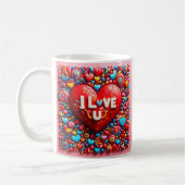 Love message Mug コーヒーマグカップ (左)
