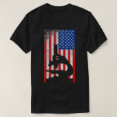 Love Microscope Microscopy Gift Science American Tシャツ (デザイン正面)
