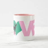 Love Min Pin Mug ツートーンマグカップ (中央)