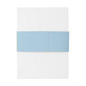 Love Minimalist Blue エレガント Summer結婚's 招待状ベリーバンド (裏面例)