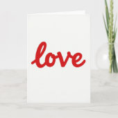 Love Minimalist Style Card カード (正面)