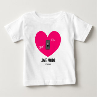 LOVE MODE (always) ベビーTシャツ