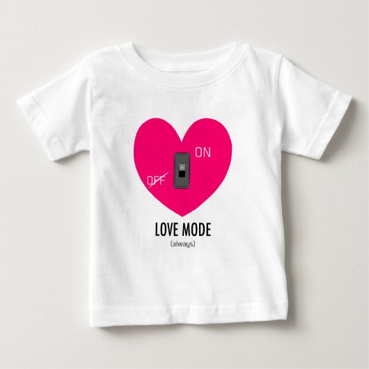 LOVE MODE (always) ベビーTシャツ (正面)