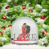 Love Modern Script Monogram Year 2 Photo (クリスマス)