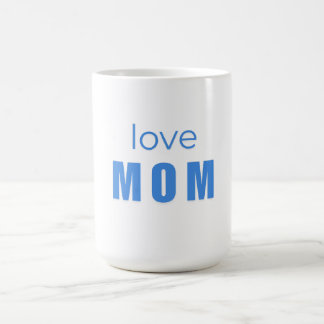 Love Mom Blue Newborn mug コーヒーマグカップ