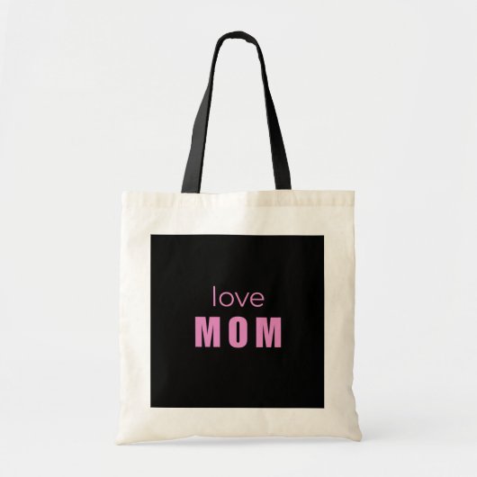 Love Mom Tote Bag – Stylish and Practical Gift  トートバッグ (正面)