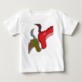 Love: Momma and Baby Dragon T-Shirt ベビーTシャツ