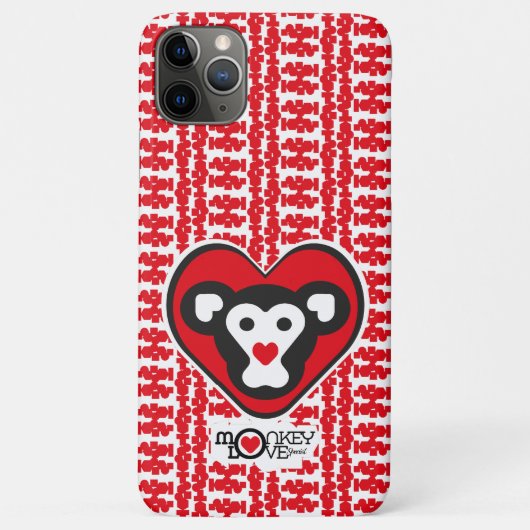 LOVE MONKEY LOVE SPECIAL by Masanser Case-Mate iPhoneケース (裏面)