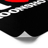 Love Moonshots Funny Startup Wild Disrupt Bold Tec ポスター (角)