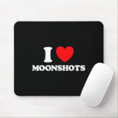 Love Moonshots Funny Startup Wild Disrupt Bold Tec マウスパッド (マウス)