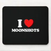 Love Moonshots Funny Startup Wild Disrupt Bold Tec マウスパッド (正面)