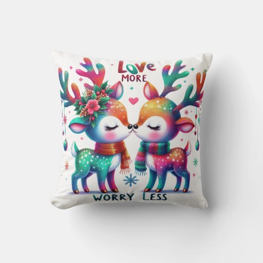 Love More - Worry Less クッション (正面)
