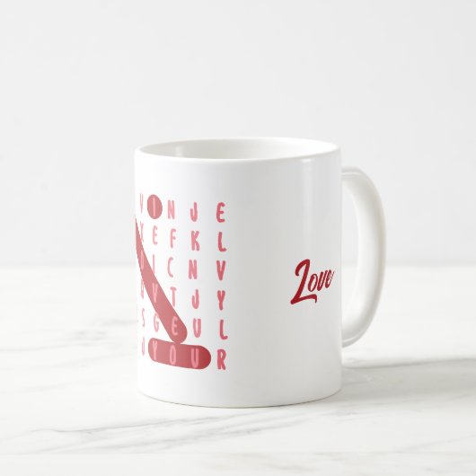Love Mug コーヒーマグカップ (正面右)