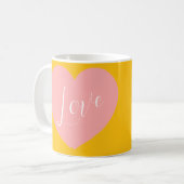 love mug コーヒーマグカップ (正面左)