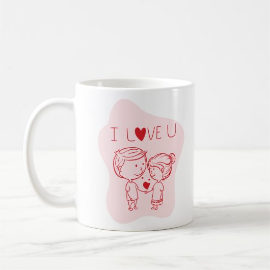 LOVE MUG コーヒーマグカップ (左)