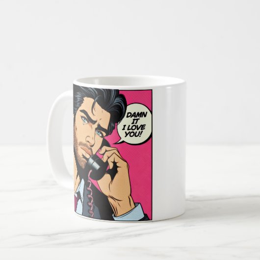 Love Mug コーヒーマグカップ (正面左)