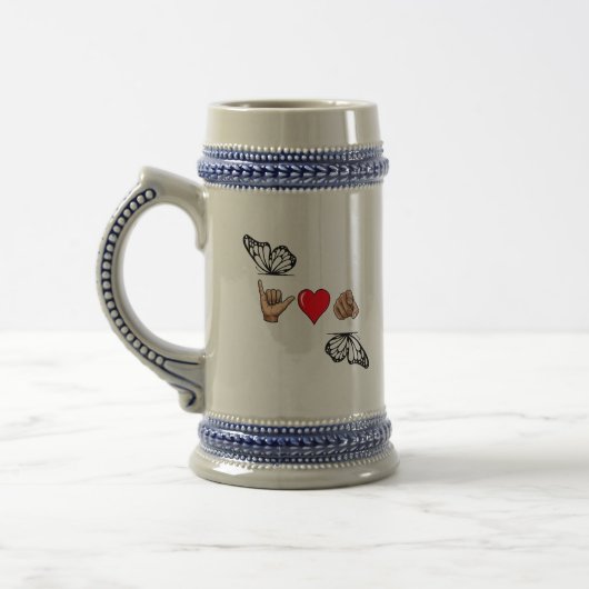 Love Mug ビールジョッキ (左)