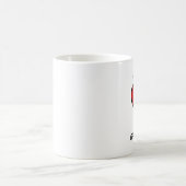Love_Mug (個人化して下さい) コーヒーマグカップ (中央)