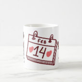 Love Mug, Valentine's Day Gift Coffee Mug  コーヒーマグカップ (中央)