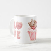 Love Mug, Valentine's Day Gift Coffee Mug  コーヒーマグカップ (正面左)